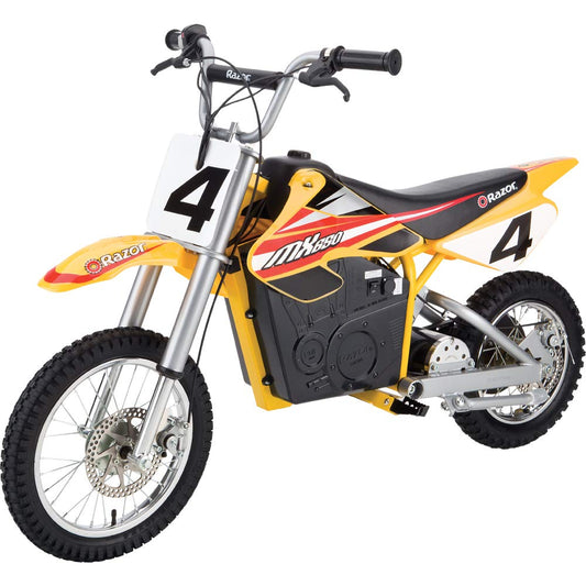 Razor MX650 Dirt Rocket Electric Motocross Off-road Bike - Yellow