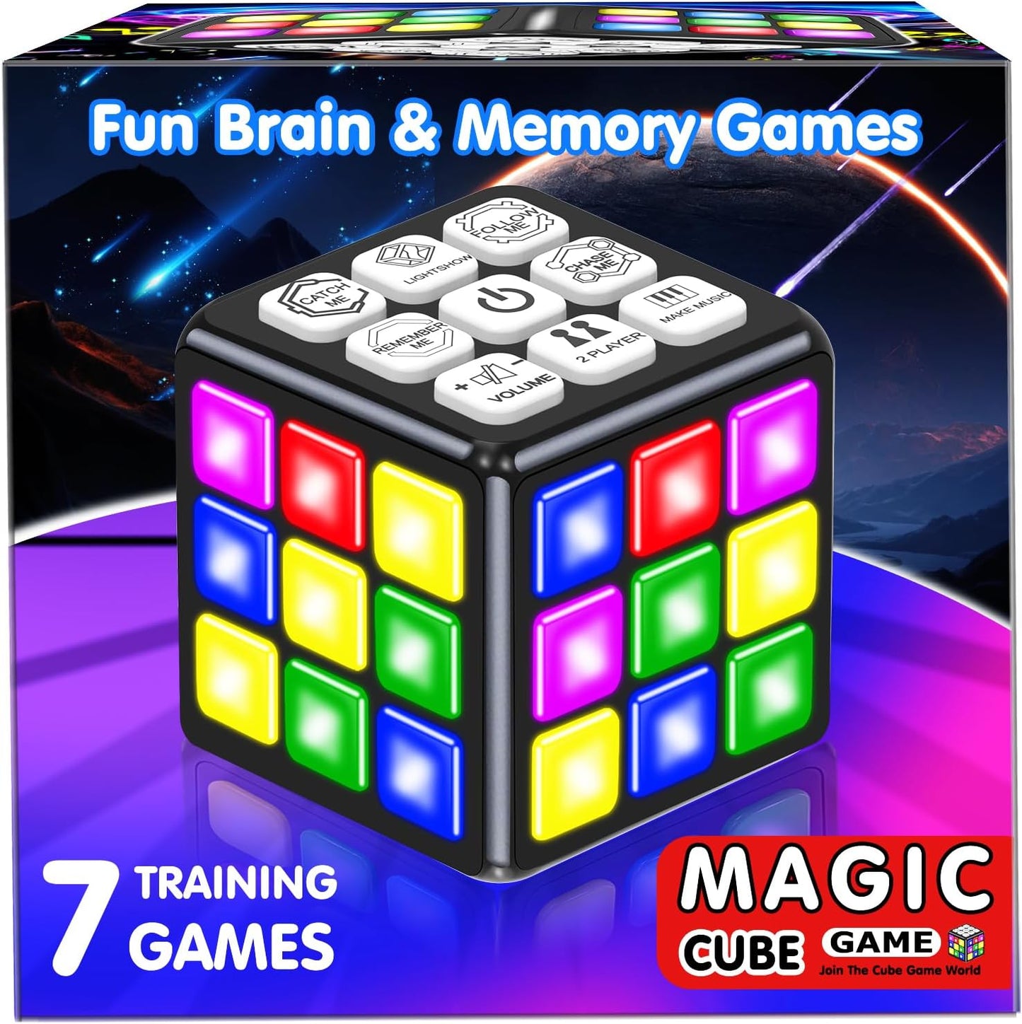 Toys for Kids Age 8-13 Boys Gifts: Fun Brain & Memory Handheld Game Cube for Teens & Adults - Cool Toys STEM Sensory Toy for 6-12+ Year - Birthday Gift for Boy Girls 6 7 8 9 10 11 12 Years Old