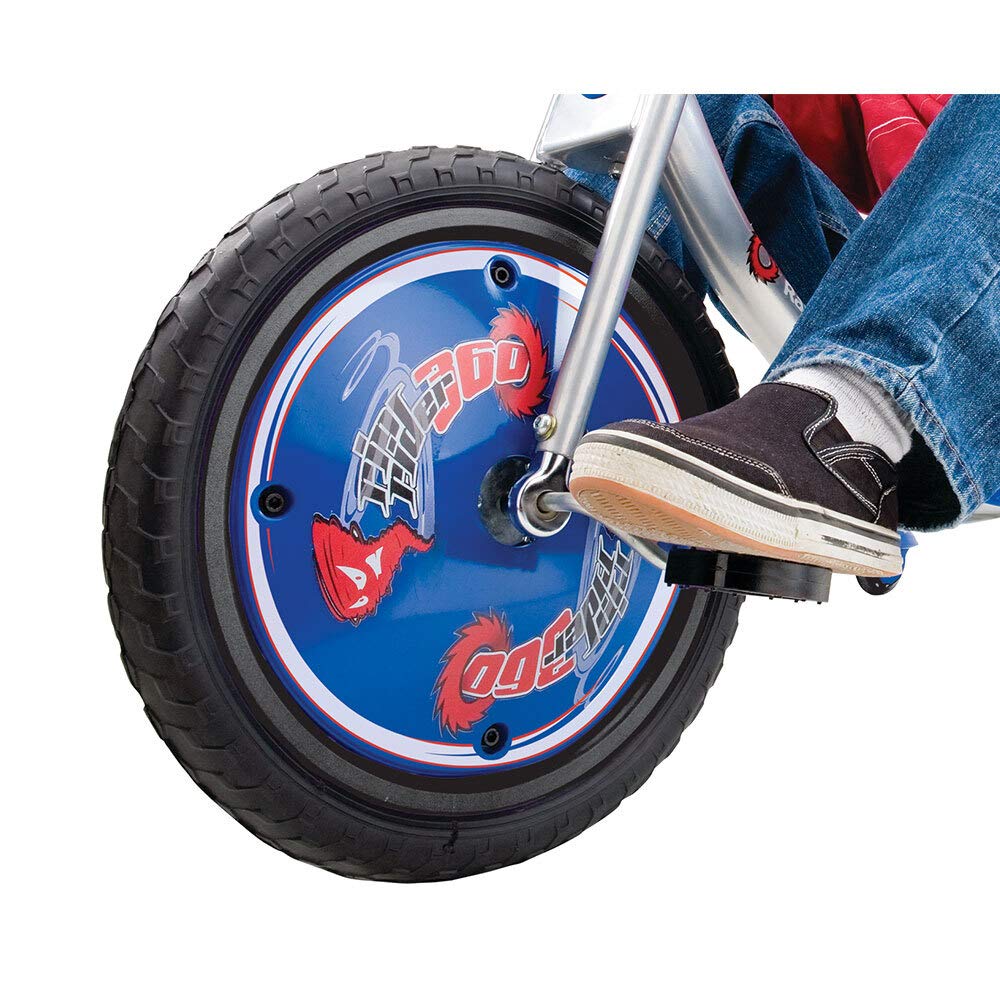 Razor RipRider 360 Caster Trike for Kids Ages 5+ - Lightweight, Rubber Handlebars, Steel Frame, for Riders up to 160 lbs