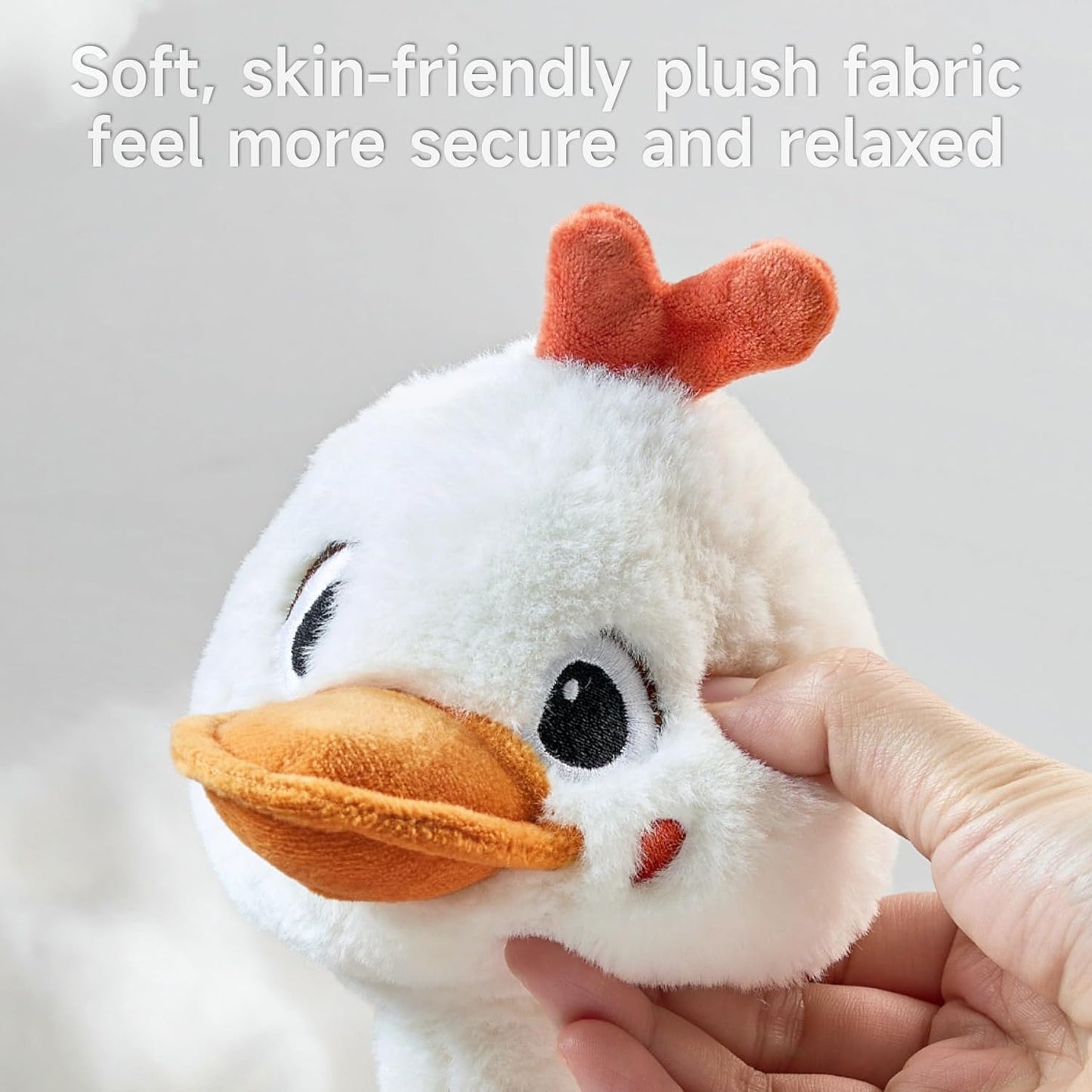 TUMAMA Talking Dancing Duck Toy - Soft Plush Electronic Pet with Twisting Neck and Flapping Wings, Features Singing, Recording, Repeating for Toddlers, Toddler Interactive Gift Toys for Boys and Girls