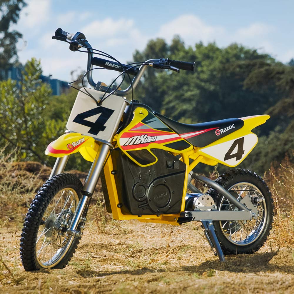 Razor MX650 Dirt Rocket Electric Motocross Off-road Bike - Yellow